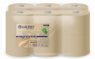 Image de PAPIER HYGIENIQUE 180M (12) ECO NATURAL L-ONE MINI