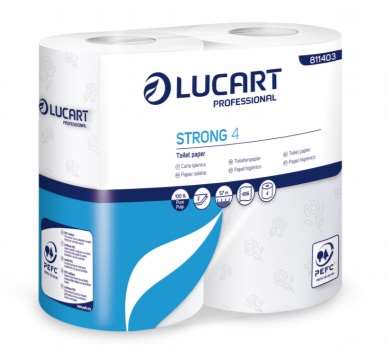 Image de PAPIER HYGIENIQUE ROULEAUX STRONG 4 (14*4)