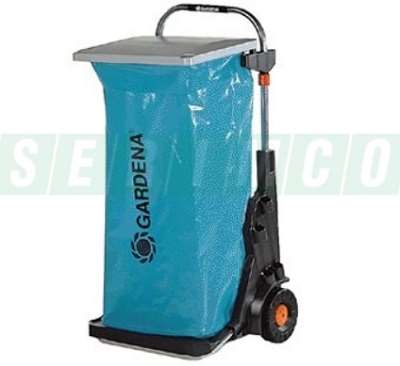 Image de CHARIOT JARDIN GARDENA (COUVERCLE-SUPPORT MURAL-PORTE-SACS)