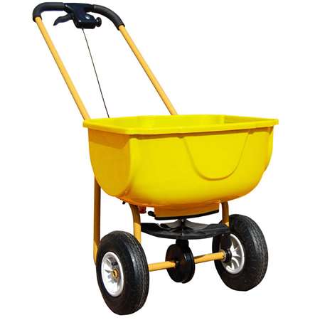 Image de EPANDEUR A SEL 30L ROUES GONFL MECANISME INOX IDEAL POUR SAC