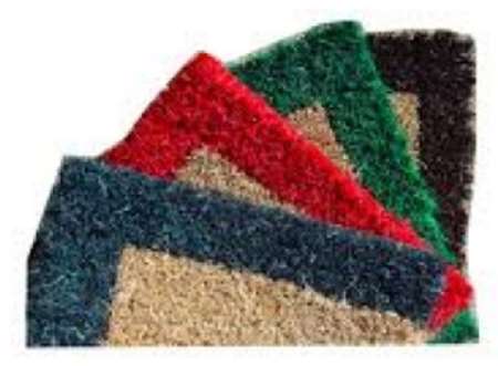 Image de TAPIS BROSSE 27MM COCO BORDURE SUR MESURE
