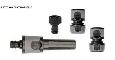 Image de KIT RACCORDS POUR TUYAU 13/15 EN PLASTIQUE REF 53034 (2 RACC