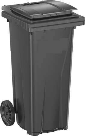 Image de CONTENEUR A ORDURES 120L 2 ROUES