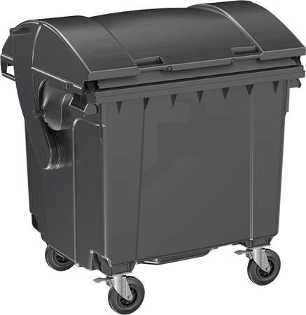 Image de CONTENEUR A ORDURES 1100L 4 ROUES