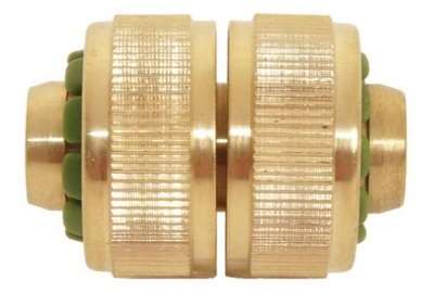 Image de RACCORD DOUBLE-REP.LAITON D.15 RACCORDE/RÉPARE 1 OU 2 TUYAUX