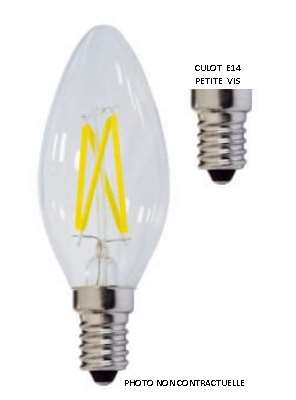 Image de FLAMME LED 4.5W E14 470LM FILAMENT 3000K