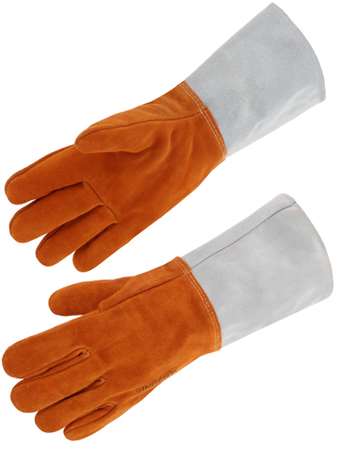 Image de GANTS CUIRS ANTI CHALEUR T.10 INTERIEUR DOUBLE MANCHETTE 15