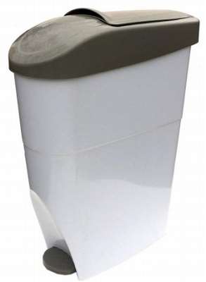 Image de POUBELLE HYGIENE FEMININE 22L SERENA BLANCHE