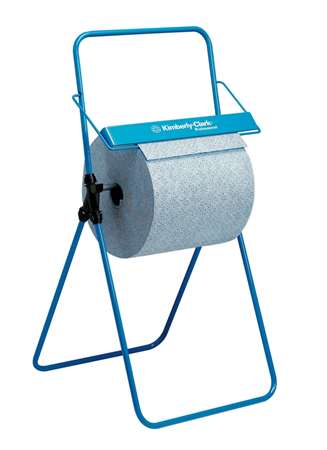 Image de DEROULEUR NU MOBIL A ROULETTE METAL. BLEU