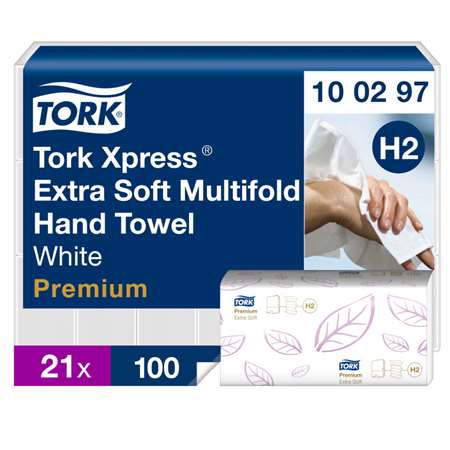 Image de ESSUIE MAINS TORK 21X34 XPRESS COLIS DE 100