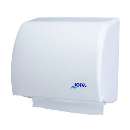 Image de DISTRIBUTEUR POUR ESSUIE MAINS PLIES OU ROULEAUX ABS BLANC