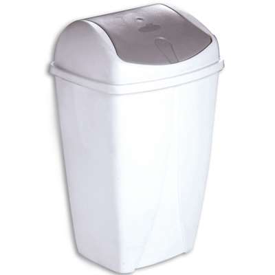 Image de POUBELLE FLIP FLAP 25L BLANC