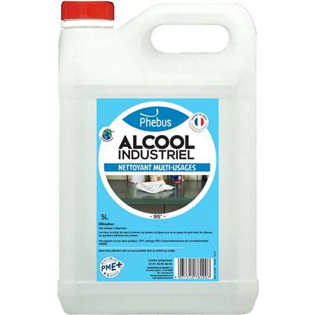 Image de ALCOOL INDUSTRIEL 95° 5L DENATURE