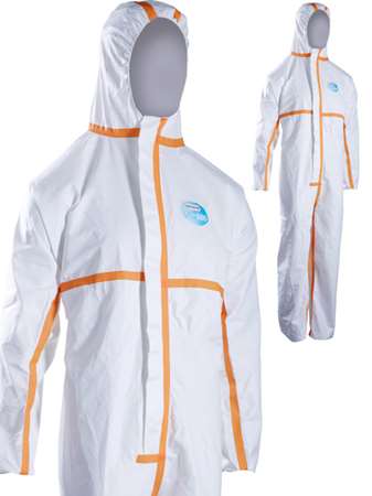Image de COMBINAISON PROTECTION CHIMIQUE TAILLE XL AVEC CAPUCHE