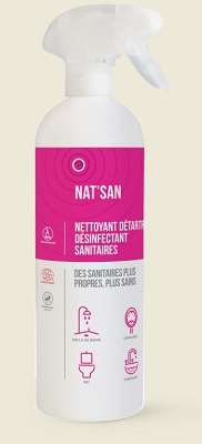 Image de NAT SAN 750ML NETT.DÉTARTRANT DÉSINFECTANT SANITAIRE ECOCERT