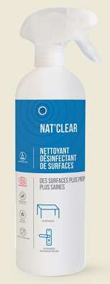 Image de NAT CLEAR 6X750ML NETT. DÉSINFECTANT DE SURFACES ECOCERT