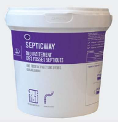 Image de SEPTICWAY 4X1KG BIOTRAITEMENT DES FOSSES SEPTIQUES