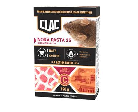Image de SOURICIDE / RATICIDE PATE HUILEES 150G (15 X 10 SACHETS)