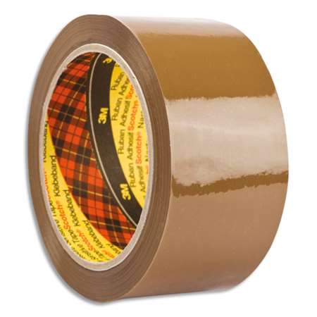 Image de ADHESIF PVC MARRON 50X66MM LOT DE 6