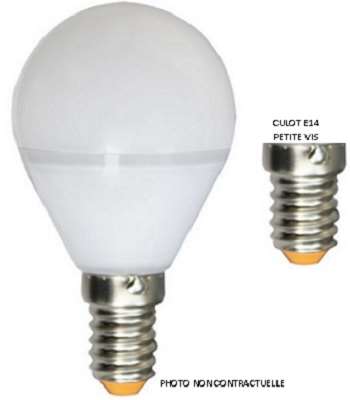 Image de SPHERIQUE LED 5W E14 410LM 4000°K