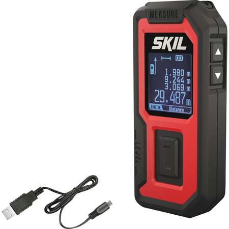 Image de TELEMETRE LASER 30M RECHARGABLE PAR CABLE USB 1930