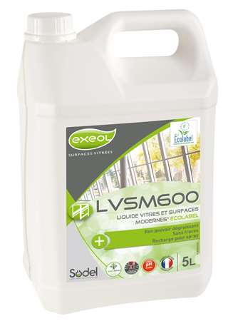 Image de NETTOYANT VITRE EXEOL 5L LVSM600 ECOLABEL