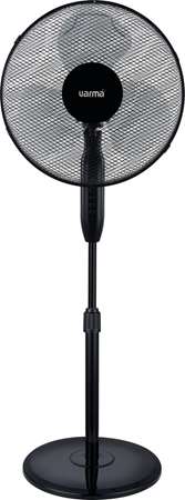 Image de VENTILATEUR SUR PIED ROND 40CM-40W-NOIR S RESERVE DES STOCKS