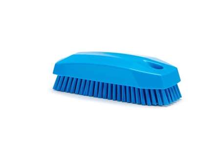 Image de BROSSE A MAIN BLEU 13CM DURES VIKAN