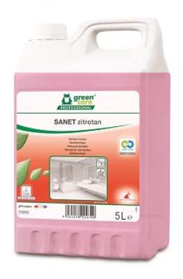 Image de SANET ZITROTAN 5L NETTOYANT SANITAIRE AU CITRON ECOLABEL