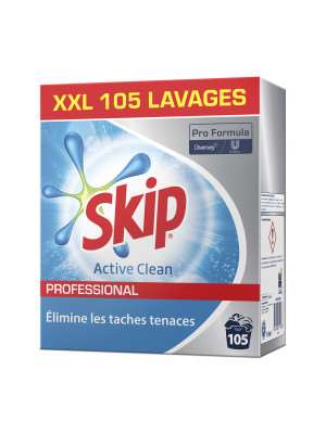 Image de SKIP ACTIVE CLEAN BARIL POUDRE 105 LAVAGES