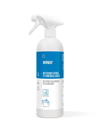 Image de WINWAY 6X750ML NETTOYANT VITRES ET SURFACES ECOLABEL