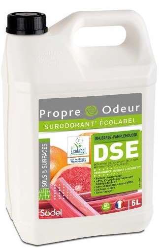 Image de DETERGENT SURODORANT RHUBARBE PAMPLEMOUSSE 5L ECOLABEL