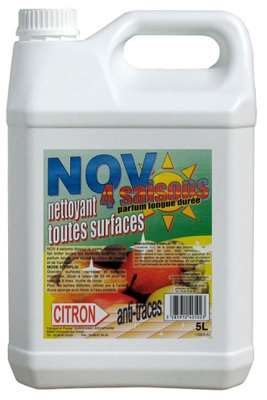 Image de NOV NETTOYANT CITRON 5 L 4 SAISONS