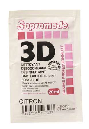 Image de DOSE 3D CITRON 20ML SOPROMODE (250)