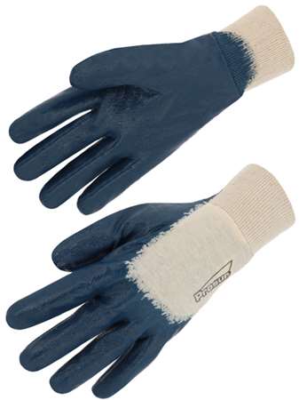 Image de GANTS NITRILE COTON POIGNET TRICOT TAILLE 8