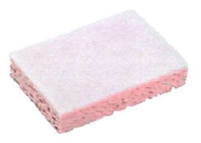 Image de TAMPONGE SANITAIRE ROSE BLANC (lot de 5)