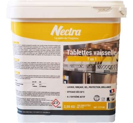 Image de PASTILLES LAVE VAISSELLE 7 EN 1 ESSENTIEL (150 TABLETTES)