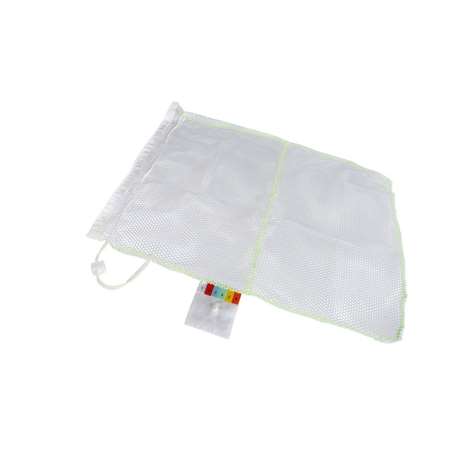 Image de FILET DE LAVAGE BLANC ET VERT 60X80CM