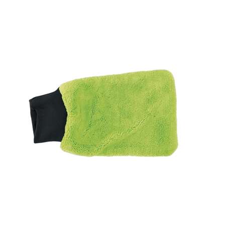 Image de GANT MICROFIBRE GRATTANT VERT & GRIS 14X22CM