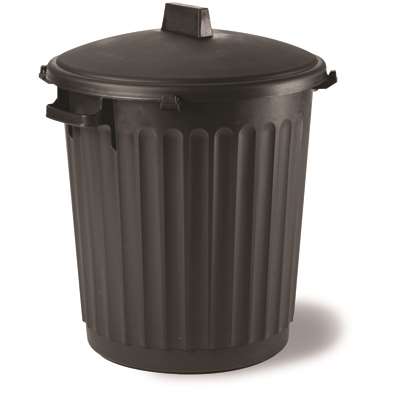 Image de POUBELLE PLASTIQUE 80L + COUVERCLE ECOGREEN