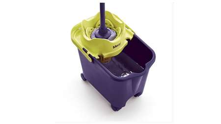 Image de SEAU MERY'MATIC VEC ROULETTES+ESSOREUR AUTOMATIQUE+MINI SEAU