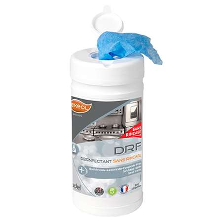 Image de LINGETTES DESINFECTANTES DRF - Contact Aliment. boite de 200
