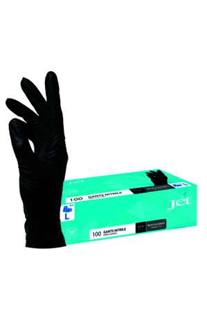 Image de GANTS NITRILE NOIR NON POUDRE TAILLE M BOITE DE 100