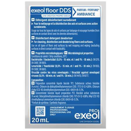 Image de EXEOL FLOOR DDS AMBIANCE DOSES DE 20ML CARTON DE 250