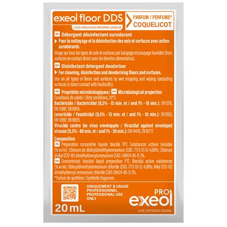 Image de EXEOL FLOOR DDS COQUELICOT DOSES DE 20ML CARTON DE 250