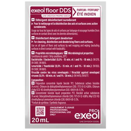 Image de EXEOL FLOOR DDS ETE INDIEN DOSES DE 20ML CARTON DE 250