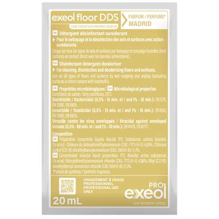 Image de EXEOL FLOOR DDS MADRID DOSES DE 20ML CARTON DE 250