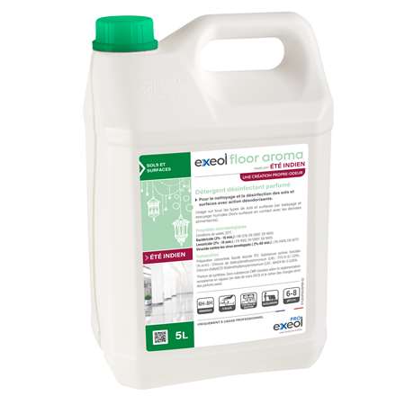 Image de EXEOL FLOOR AROMA ETE INDIEN VERT 5L ( EX: DBO)