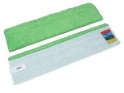 Image de FRANGE DE DEPOUSSIERAGE VERT 14X48 MICROFIBRE A VELCRO REF.