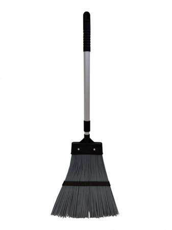 Image de BALAI TYPE PAILLE DE RIZ SYNTHETIQUE AVEC MANCHE TELESCOP.